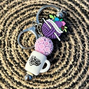 Mama Needs Coffee Keychain